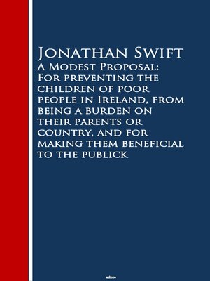 cover image of A Modest Proposal